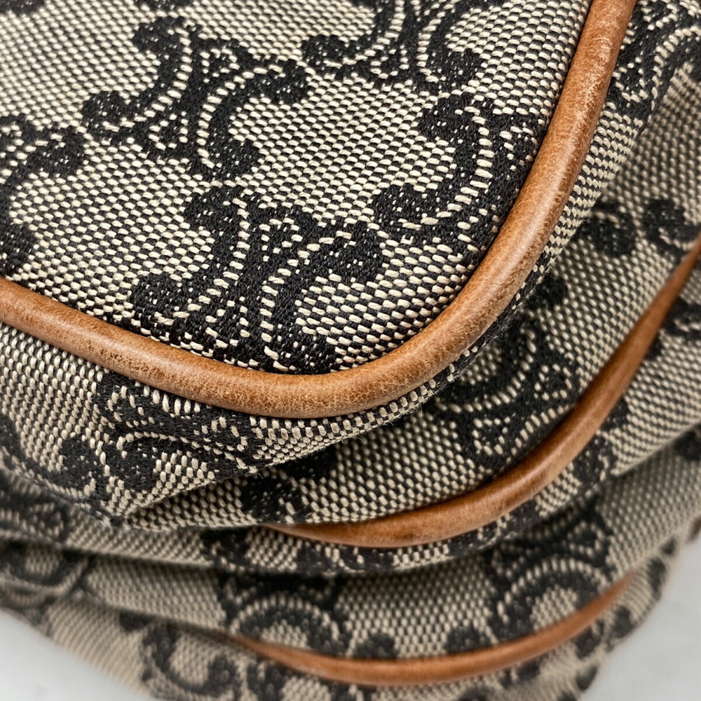 Celine Macadam canvas Crossbody Bag beige brown - Picture 2 of 7